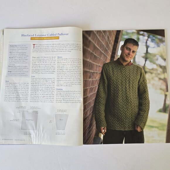 Interweave Knits Fall 2002 Knitting Magazine With Sweater Patterns & Fall Styles - Picture 6 of 10